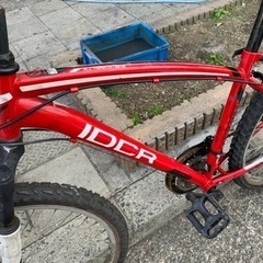 🆙🆙　ＭＴＢ自転車　２６インチ　3x7変速　赤　配達可能