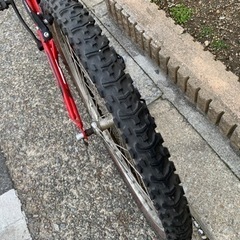 🆙🆙　ＭＴＢ自転車　２６インチ　3x7変速　赤　配達可能