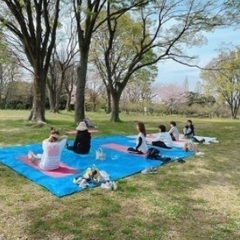 春のパークヨガ in 笠寺公園
