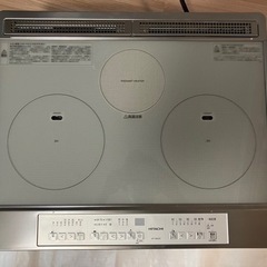 日立 IHクッキングヒーター M6シリーズ 幅60cm シルバー IHヒーター IH調理器 HT-M60S