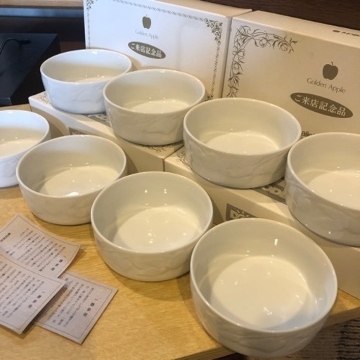 ◎お譲り決定◎新品箱入たち吉Golden Apple８枚セット♪
