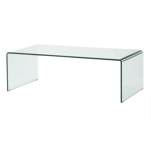 フランフラン  ガラステーブル（幅1.2m）