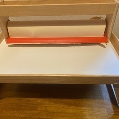 IKEA 子供用テーブル ＆モーラ ロール紙ホルダー 収納付き