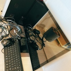 【美品】PCデスクトップモニター&キーボード&マウス 3点
