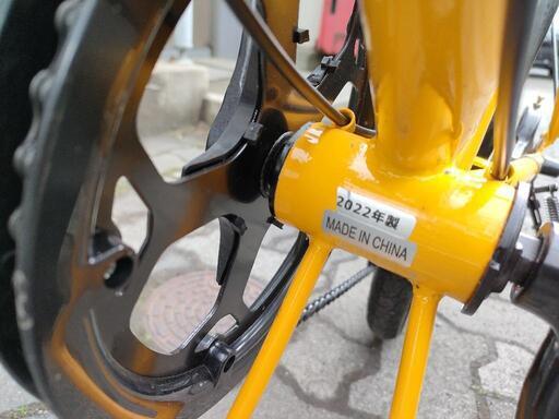 ほぼ新品！ハマー折りたたみ自転車2023年3月購入！