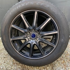 中古 ホイールタイヤ 4本セット 225/60R18 2018年製