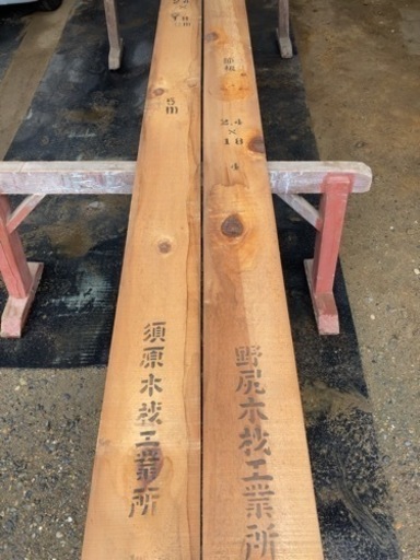 木曽檜　桧　節板　4m 24枚