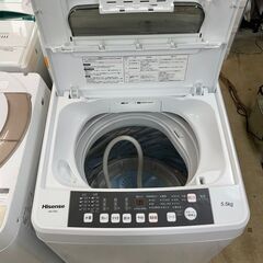 洗濯機　No.6686　ハイセンス　2019年製　5.5kg　HW-T55C　【リサイクルショップどりーむ荒田店】