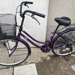 【現状渡し】26イン紫自転車