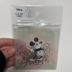 ミッキーマウスの形のクリップ　定価550円