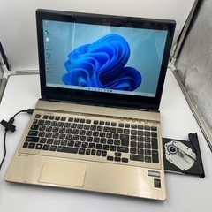 タッチパネル可能☆ゴールド色でおしゃれ☆SSD搭載☆corei7 タッチパネル可能☆ゴールド色でおしゃれ☆SSD搭載☆corei7