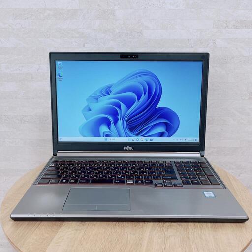 【薄型】富士通 　薄型ノートパソコン Corei5 大容量SSD256GBメモリ8GB搭載 オススメ品