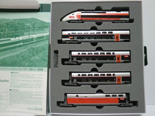 Nゲージ KATO TGV Lyria Euroduplex (リリア・ユーロデュープレックス) 10両セット 室内灯付き