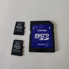 microSD　2GB　２枚