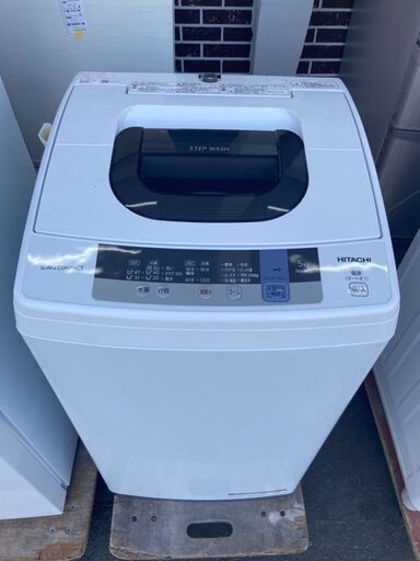 洗濯機 日立 NW-50C 2019年 5kg せんたくき【3ヶ月保証★送料に設置込】自社配送時代引き可※現金、クレジット、スマホ決済対応※