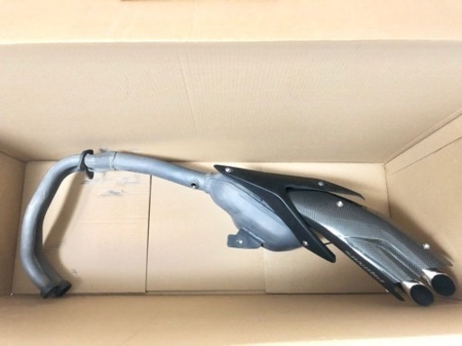 PRUNUSプラナス スリップオンマフラー +純正エキパイ付