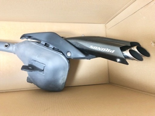 PRUNUSプラナス スリップオンマフラー  +純正エキパイ付 PRUNUS（プラナス） スリップオンマフラー YZF-R25 YZF-R3 MT-25 MT-03