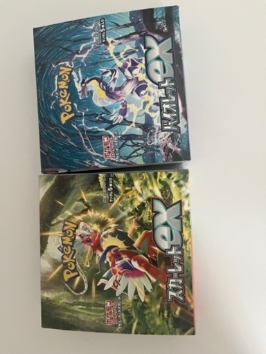 ポケモンカード　　スカーレットexとバイオレットex