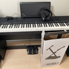 KORG 電子ピアノ 88鍵盤  B1 SP ブラック　直接引き...