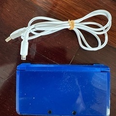 3DS アクアブルー 充電ケーブル・ソフト付き