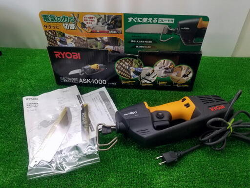 【コレ見て！】RYOBI リョービ 電気のこぎり ASK-1000 電動工具 切断機 DIY 木工用 ジグソー