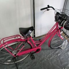 C727　限定特価　整備済み★ブリヂストン　カジュナ　ピンク★ 中古自転車 【27インチ 】
