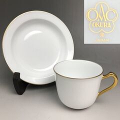 🔷🔶🔷ut12/60【食器】大倉陶園　OKURA　カップ＆ソーサ...