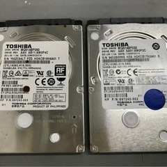 2.5インチハードディスク 2個 320GB 500GB　動作確...