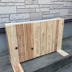 自作　木製フェンス