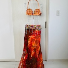 ⭐︎最終値下げ⭐︎【Hanan】ベリーダンス衣装　オレンジ色