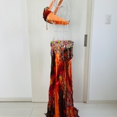 ⭐︎最終値下げ⭐︎【Hanan】ベリーダンス衣装　オレンジ色