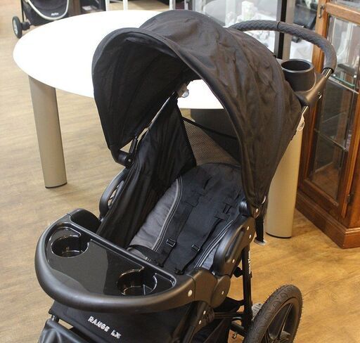 (Y)北大前! 札幌 引取 BabyTrend/ベビートレンド 3輪ベビーカー 折りたたみ式 ブラック 国外製品 ベビー用品 バギー 2005665