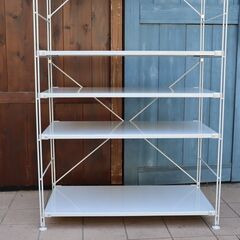 無印良品(MUJI)の人気の5段スチールユニットシェルフ/ワイヤー