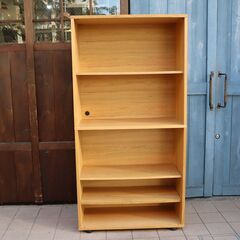 人気の無印良品(MUJI)のオーク材 スタッキングキャビネットです 