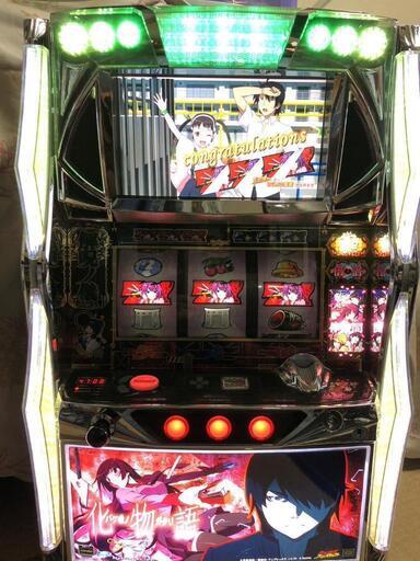 【大分市】化物語、コイン不要機、パチスロ台