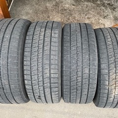 Audi A4 アバントに装着していたアルミホイール&スタッドレスタイヤ