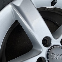 Audi A4 アバントに装着していたアルミホイール&スタッドレスタイヤ