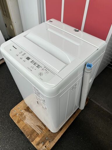 洗濯機 パナソニック NA-F50B2 2022年 5kg 【3ヶ月保証★送料に設置込】自社配送時代引き可※現金、クレジット、スマホ決済対応※