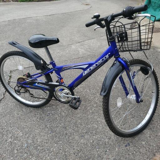 ジュニア自転車　ブルー