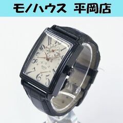 動作品 muta 自動巻き腕時計 MU-7001 メンズ レクタ...