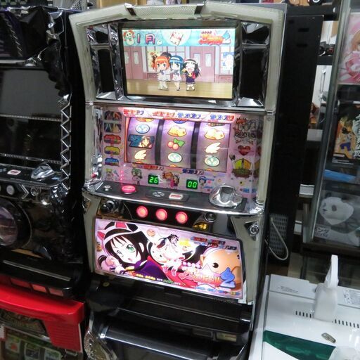 パチスロ実機 快盗天使ツインエンジェル2 コイン不要機・ドアキー・設定キー付 ボリューム調整可能 スロット│江別市のリサイクルショップドロップ