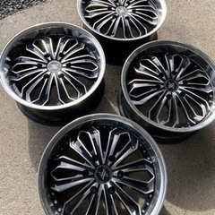 18インチ ハイエース アクト ゼロ ブレイク X 深リム　アルミホイール 7.5J+37 PCD 139.7 6H 4本セット