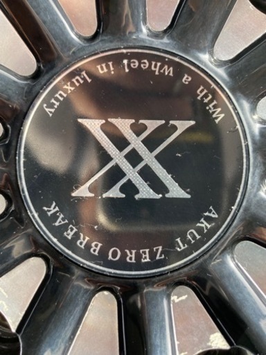 18インチ ハイエース アクト ゼロ ブレイク X 深リム アルミホイール  