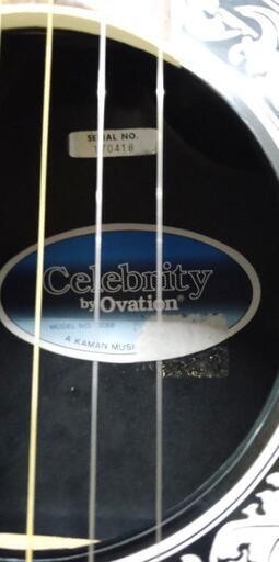 Celebrity   by   Ovation   セレブリティ　バイ　オベーション　CC68   ボディにクラック有り　外部アンプにて音出し確認済　弦交換済 5