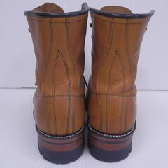 Chippewa チペワ ビブラムカスタム ワークブーツ レザー キャメル 茶