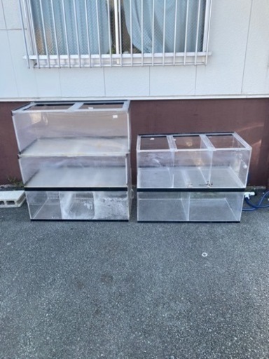 アクリル水槽中古 幅90センチ5本