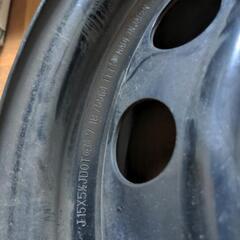 トヨタ純正　スチールホイール＆カバー　美品