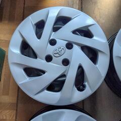 トヨタ純正　スチールホイール＆カバー　美品
