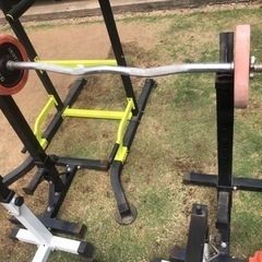 ベンチプレス、懸垂台、wシャフト