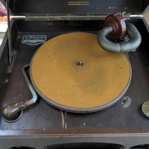 ☆音出しOK! ジャンク Victor ビクター 蓄音機/蓄音器 Victrola ビクト 